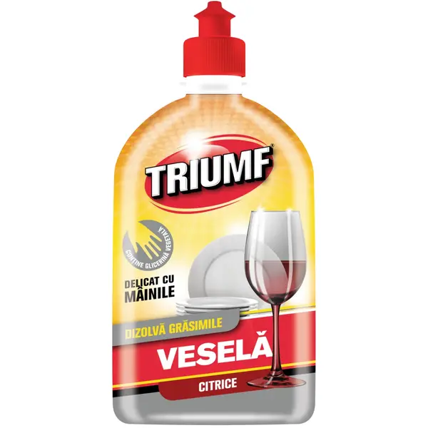 Triumf Detergent pentru vase, 500 ml, Citrice