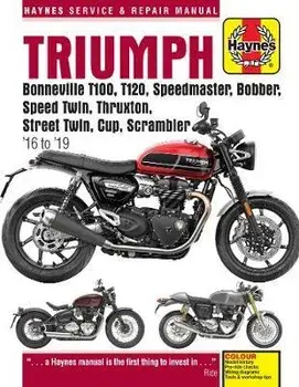Triumph Bonneville T100, T120, Speedmaster, Bobber, Speed Twin, Thruxton, Street Twin, Cup, Scrambler (16 to 19). 16 to 19, Paperback/Matthew Coombs