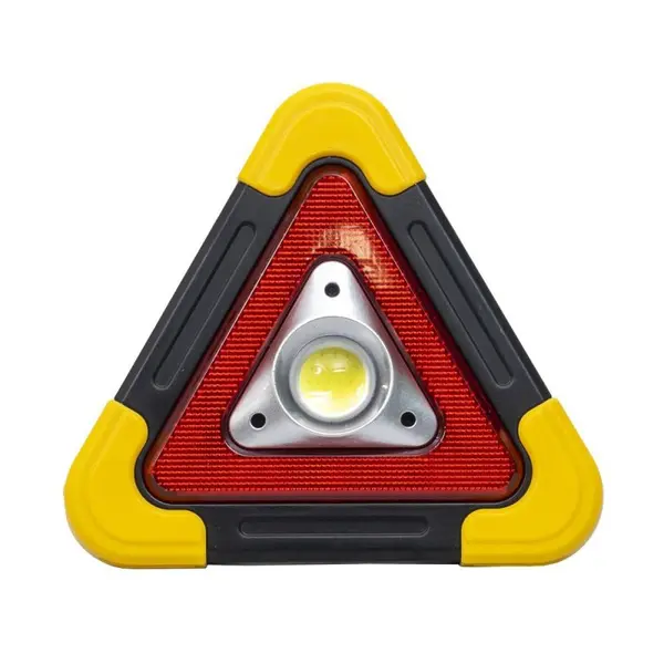 Triunghi Reflectorizant, Incarcare Solara / USB, 5 Moduri de Avertizare