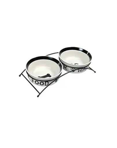 TRIXIE Boluri ceramice pe suport 0.6 l/ 15 cm