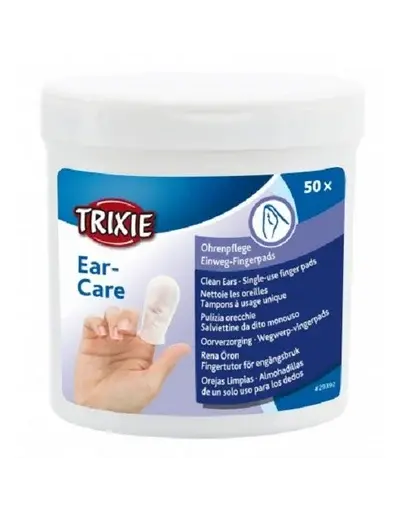 TRIXIE Ear Care tampoane degete pentru curatare urechi caini si pisici