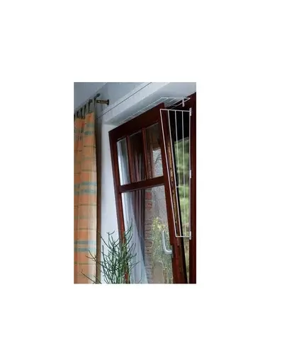TRIXIE Grătar de protecție pentru geamuri rabatate alb
