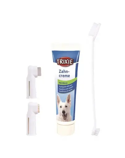 TRIXIE Kit de curățare a dinților pentru câini