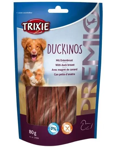 TRIXIE Premio Duckinos cu rață 80 g