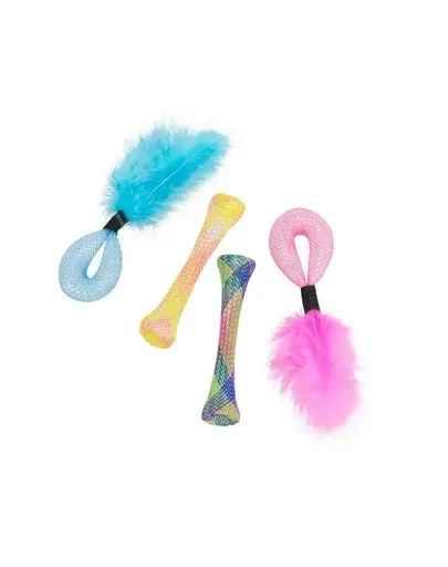 TRIXIE Set jucarii tuburi pentru pisici 4 buc.