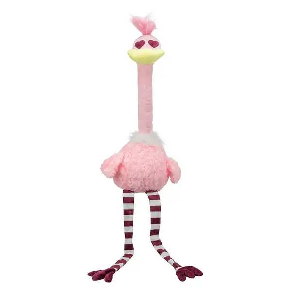 TRIXIE Valentine's Strut, jucărie de pluș câini, cu sunet, pluș TRIXIE Valentine's Strut, jucărie de pluș câini M-XL, cu sunet, pluș, roz, 90cm