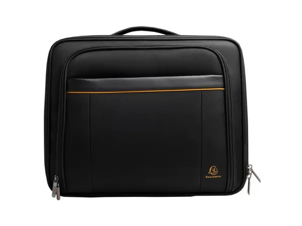Troler compact cu 4 roti laptop 15,6 Exactive Exatrolley Exacompta 18334E, negru