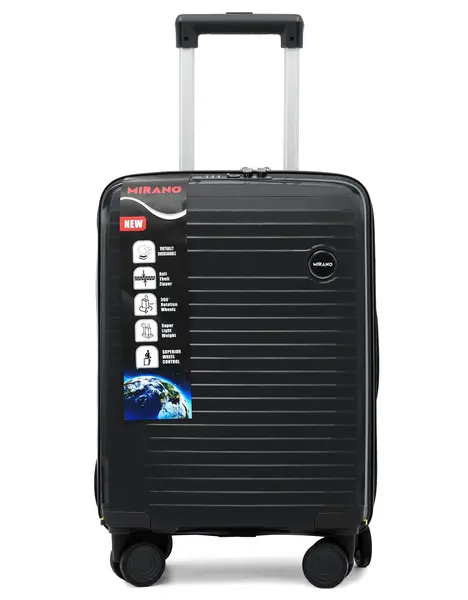 Troler Mirano Genoa, 45 cm, Negru, Black