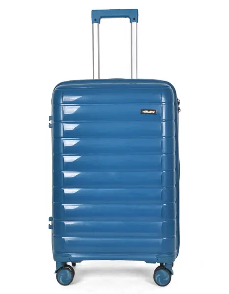 Troler Mirano Portofino, 55 cm, Beige Grey, Sea Blue