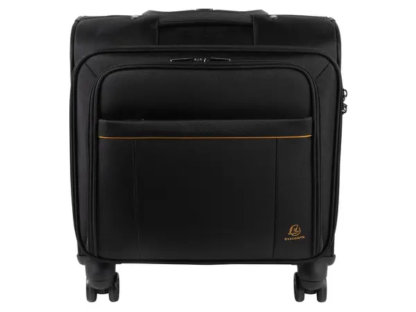 Troler pilot cu 4 roti laptop, 44x37x20 cm, Exactive Exacompta 18834E, negru