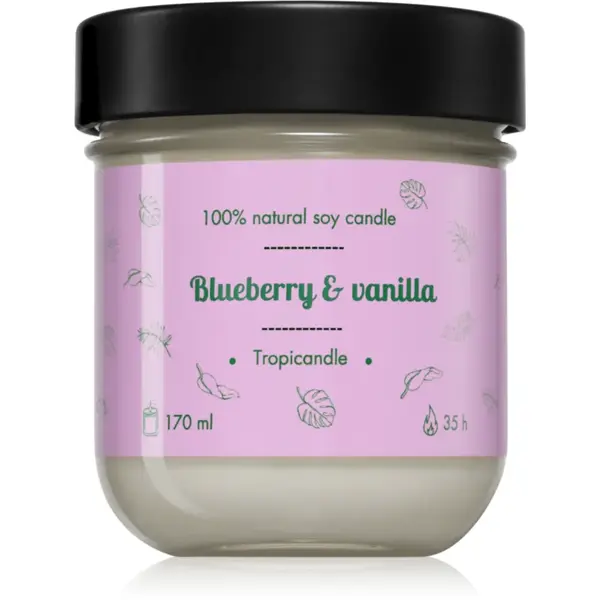 Tropicandle Blueberry & Vanilla lumânare parfumată 170 ml
