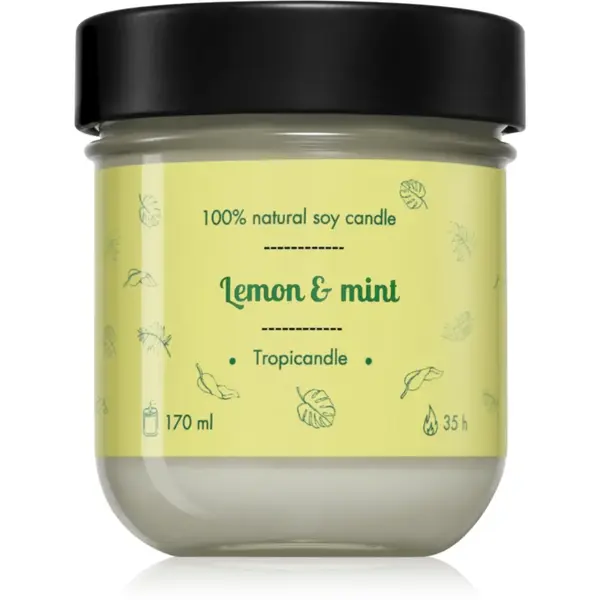 Tropicandle Lemon & Mint lumânare parfumată 170 ml