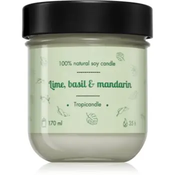 Tropicandle Lime, Basil & Mandarin lumânare parfumată
