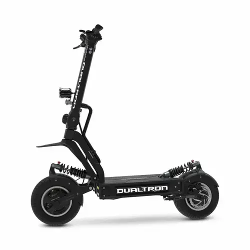 Trotineta electrica Dualtron X 2 UP, Viteza maxima 110 Km/h, Autonomie 125-150 Km, 2 Motoare 8300 W, Roti pneumatice 13inch, baterie 72V/45Ah LG (Negru)
