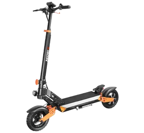 Trotineta electrica pliabila MOBIX D2, roti 10inch, motor 500W, autonomie 35-50km, viteza maxima 45km/h, baterie 48V/15Ah, aplicatie mobila dedicata Tuya (Negru)