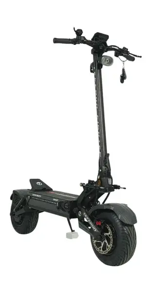 Trotineta electrica Teverun Fighter Supreme 7260R UP v3, Baterie 60Ah/72V, Autonomie 200Km, Viteza 115 Km/h, Motor 2 x 4000W, Roti 13inch (Negru)