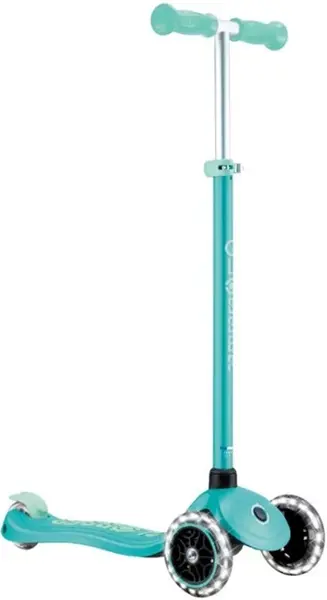 Trotinetă Globber - Primo Plus Glow Lights, verde