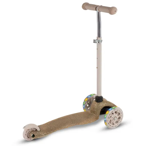 Trotineta Kidwell UNO, roti LED, ghidon reglabil, auriu KID709234, la doar 148,00 lei