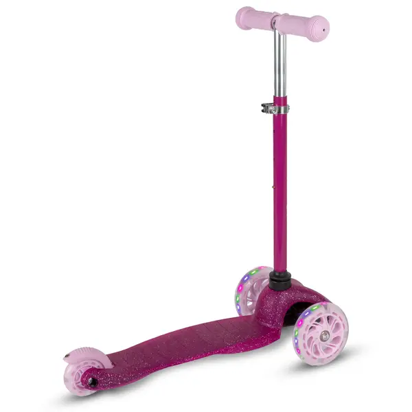 Trotineta Kidwell UNO, roti LED, ghidon reglabil, roz KID709210, la doar 148,00 lei
