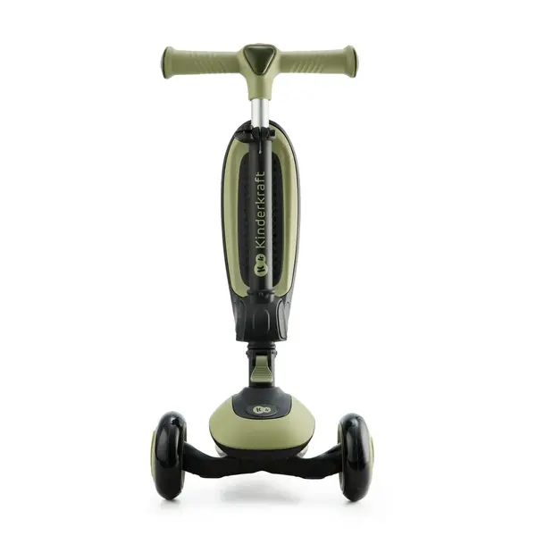 Trotineta Kinderkraft Halley, transformabila, sezut, lumini, pliabila, verde KID922307, la doar 352,00 lei