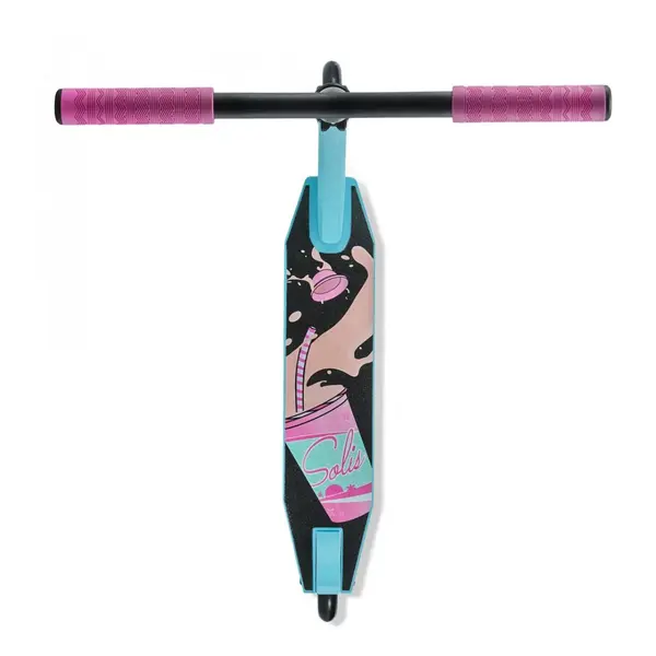 Trotineta Kinderkraft Solis Pink greutate admisa 100 kg, roti PU, rulmenti ABEC-9