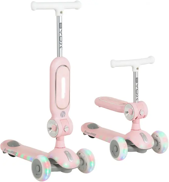 Trotinetă pentru copii 2 în 1 Byox - StreetPro, roz