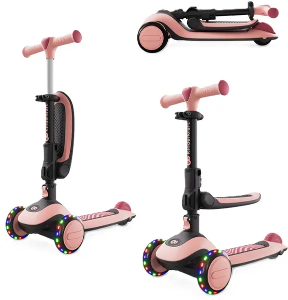 Trotinetă pentru copii KinderKraft - Halley 2, Rose Pink