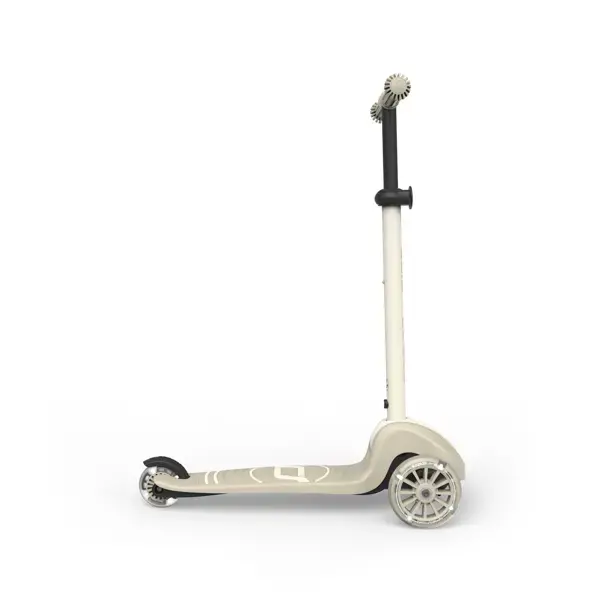 Trotineta pentru copii Scoot and Ride Highwaykick 3S Led Ash pliabila, reglabila, roti led, 3 ani+, greutate suportata 50 kg