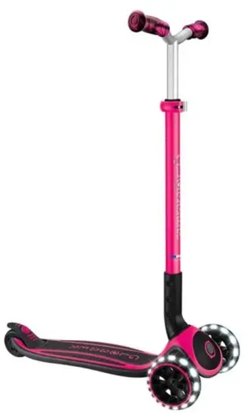 Trotinetă pliabilă Globber - Ace Lights, roz