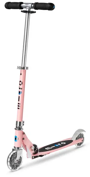 Trotinetă pliabilă Micro - Sprite LED, Neon Rose