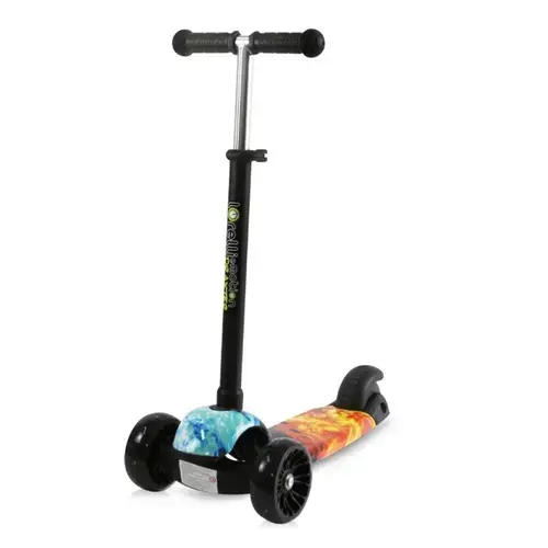 Trotineta reglabila pentru copii Lorelli, Draxter, 3 ani+, Red Flame