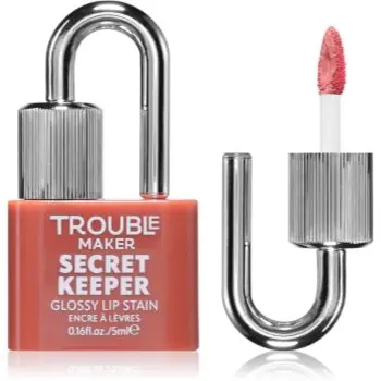 Trouble Maker Secret Keeper Lip Gloss Stain ruj pentru un efect de lunga durata