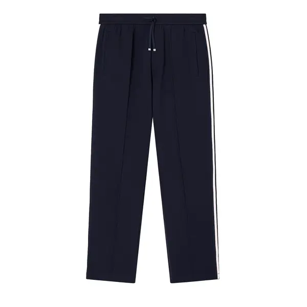 Trousers with contrasting stripes S