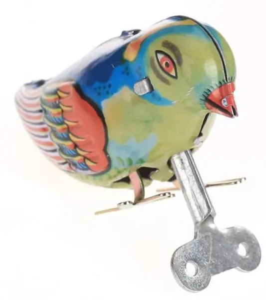 Trousselier Vintage Toy - Pasăre mecanică cu cheie