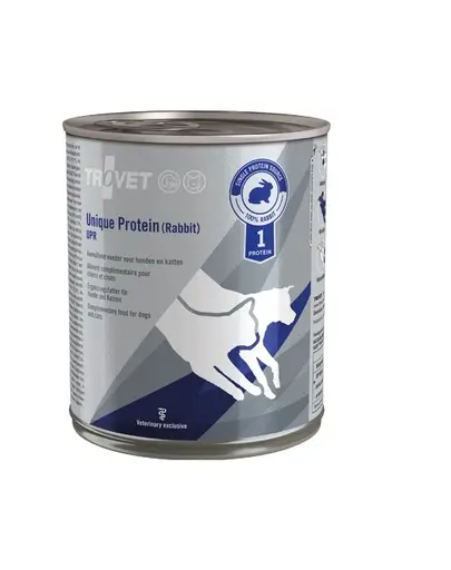 TROVET Unique Protein Rabbit UPR hrana cu iepure 6x800 g caini si pisici