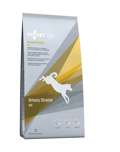 TROVET Urinary Struvite ASD hrana caini 3 kg cu pietre la rinichi