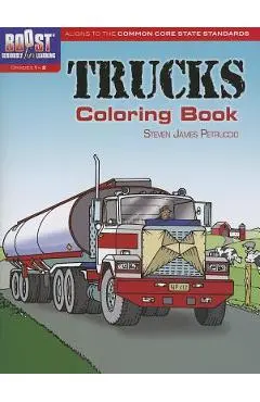 Trucks Coloring Book - Steven James Petruccio