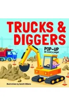 Trucks & Diggers: Pop-Up Book - Gareth Williams