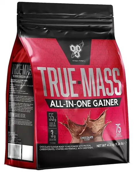 True Mass All-in-One, ciocolată, 4200 g, BSN