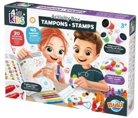 Trusă creativă Buki France - Activity Box, timbre