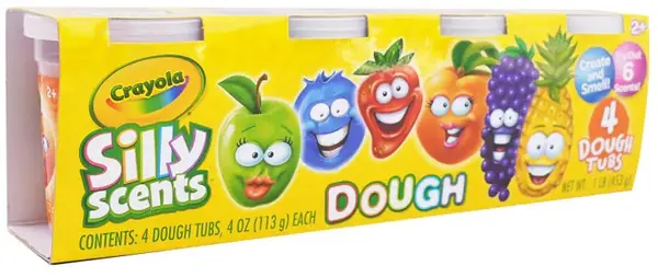 Trusă creativă Crayola - Pastă de modelat parfumată, 4 culori, 453 g