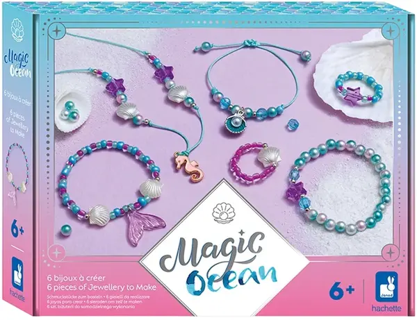 Trusă creativă Janod - Magic Ocean, bijuterii