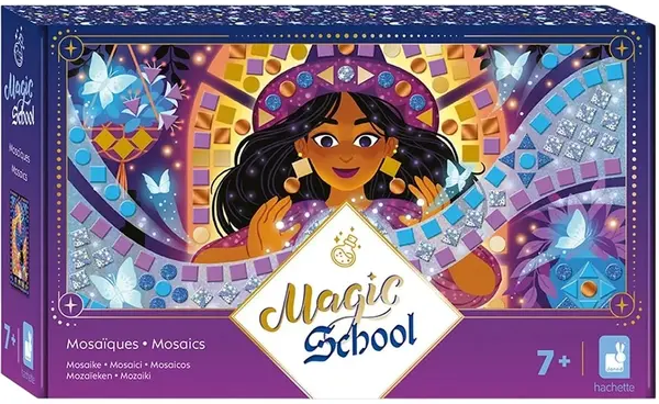 Trusă creativă Janod - Magic School, mozaic