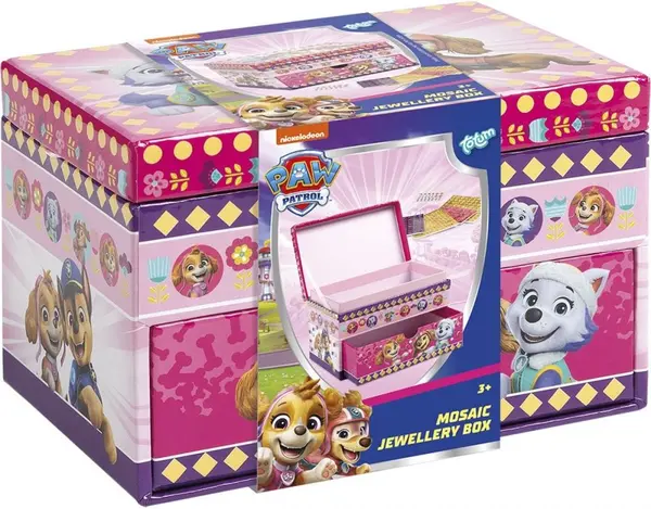 Trusă creativă Totum Paw Patrol - Decorează o cutie de bijuterii