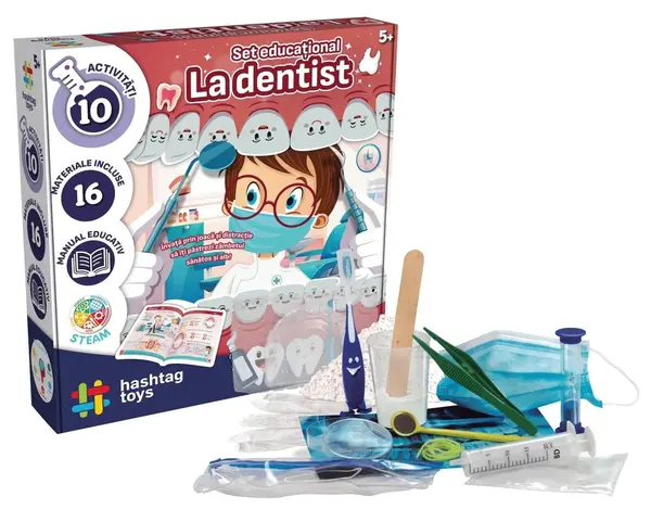 Trusă dentară educațională Hashtag Toys