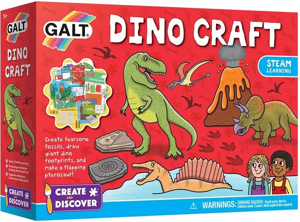 Trusa educațională Galt - Creați și învățați în lumea dinozaurilor
