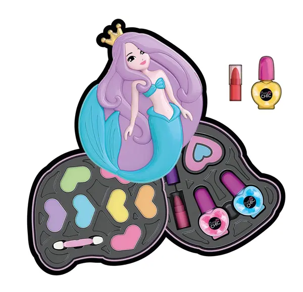 Trusa machiaj pentru copii Sirena Clementoni Crazy Chic Lovely Make Up