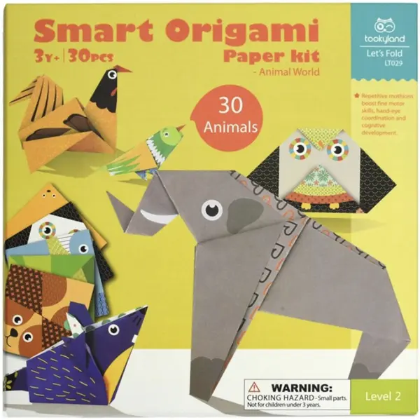 Trusa origami Tooky Land - Animale, 30 de foi