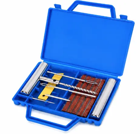 Trusa pentru reparat anvelope cu snur accesorii incluse
