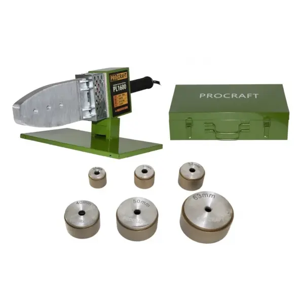 Trusa pentru sudat tevi Procraft PL1600, 800W, 50-300 C, 6 bacuri